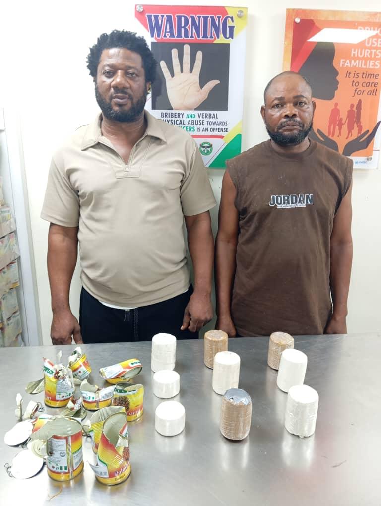 NDLEA uncovers cocaine in palm kernel oil cans, arrests kingpin in Lagos hideout